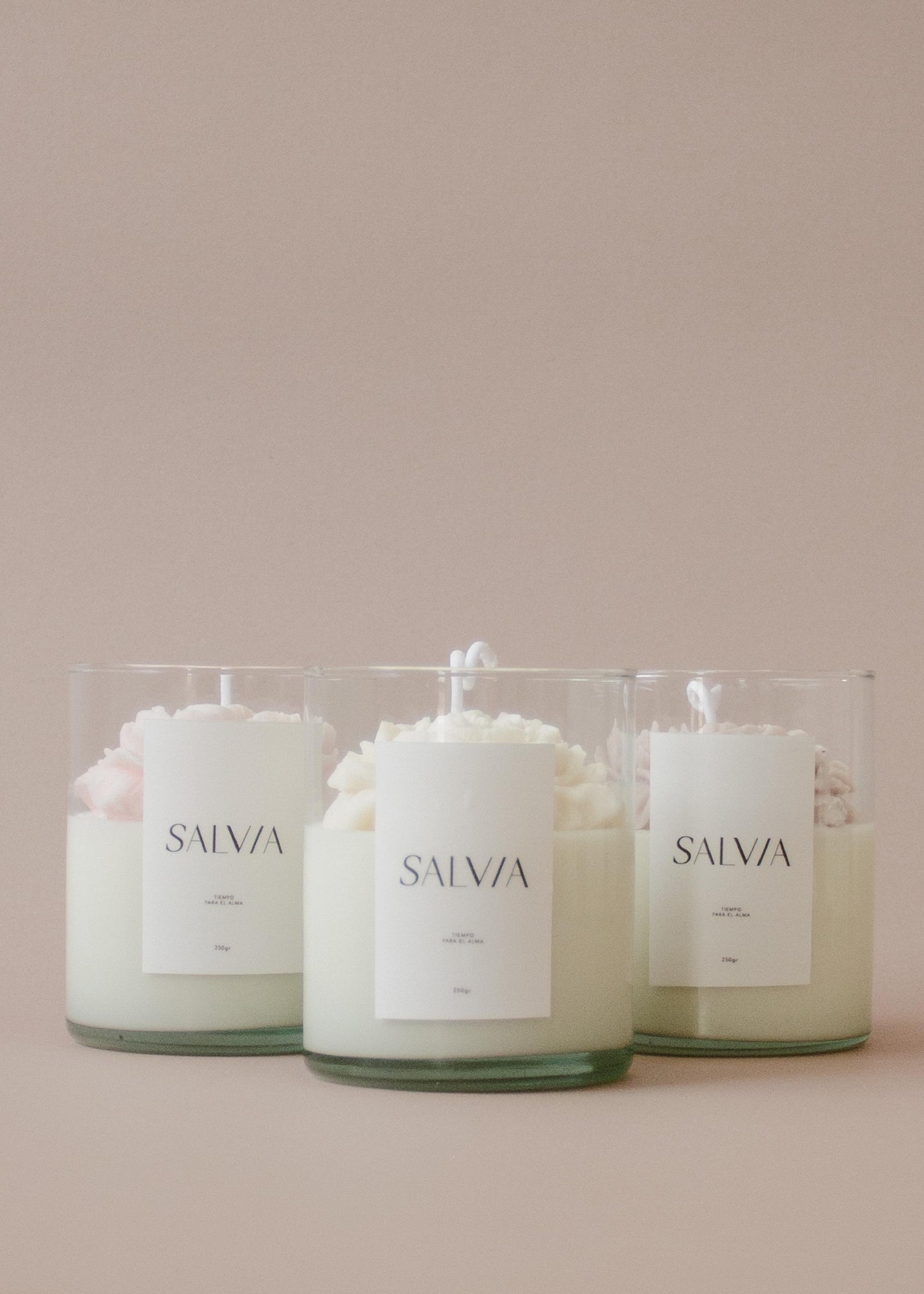 Vela madres con peonia